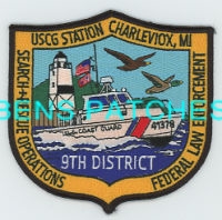 COAST GUARD,MICHIGAN,CHARLEVIOX,9TH DISTRICT,SEARCH AND RESCUE OPERATIONS FEDERAL LAW ENFORCEMENT 1
